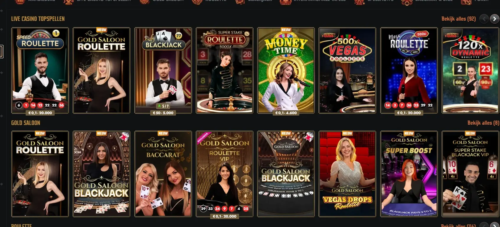 Gransino live spellen